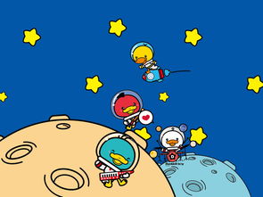 鸭嘴兽男孩之太空梦想桌面壁纸