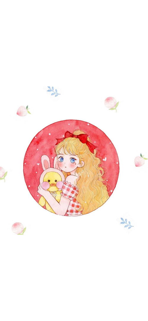 女生头像清新浪漫少女卡通有壁纸噢