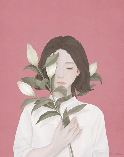 这个爱画女孩的插画师,承包了无数人的微信头像