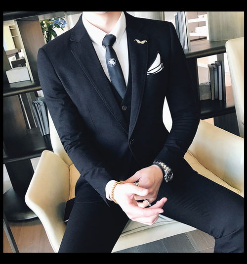 amha男士黑色西服搭配做最迷人的正装男人1
