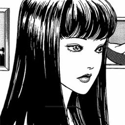 黑白素描头像女生个性漫画头像没有你陪我也得回家啊