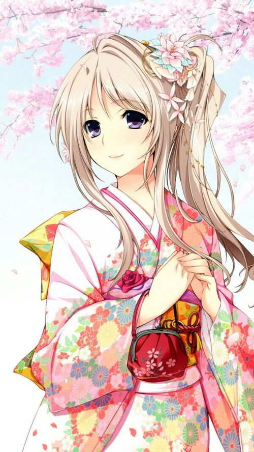 萌萌女孩和服美美哒