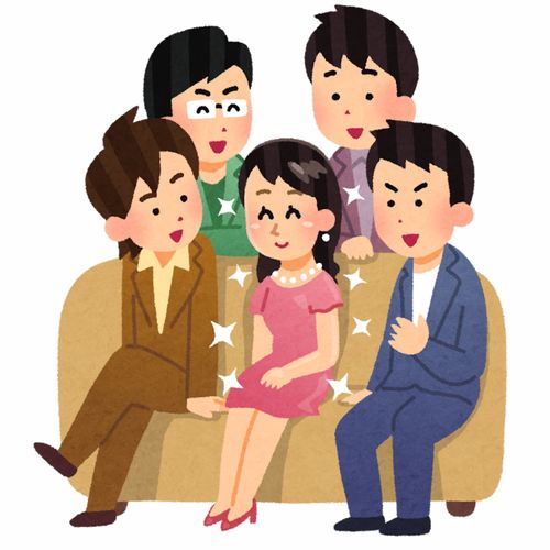 约会浪漫的搭讪夜店相亲情侣求婚表白爱情卡通插画免扣素材手绘png19职业社会职场生活