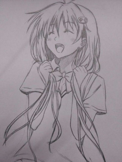 动漫人物素描图片谁有