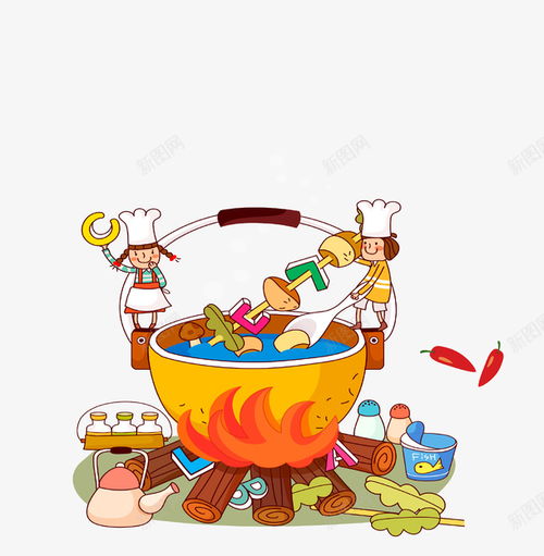 卡通手绘厨师美食插画设计图片免费下载页面网页平面电商创意素材卡通辣椒素材