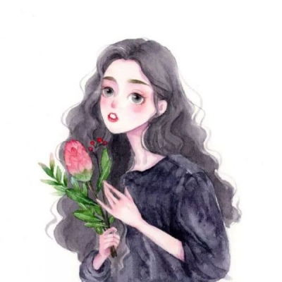 可爱手绘简笔画女头,可爱漂亮的小女生小姑娘