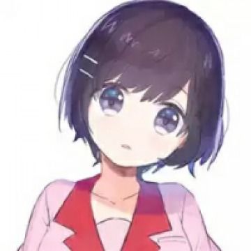 卡通头像女生唯美冷傲有气质来一波短发萌妹