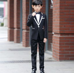 儿童西装礼服男套装花童礼服男童装西装男童小西服修身韩版