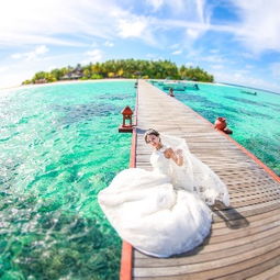婚纱照海边外景浪漫唯美摄影主题