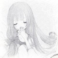 人物头像女素描动画微信头像图片大全