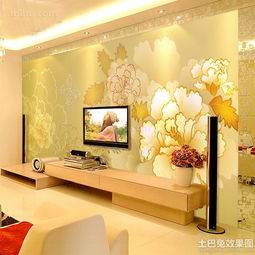 现代电视墙壁纸图片欣赏
