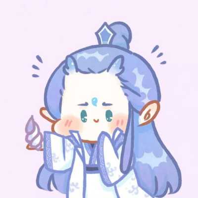 动漫呆萌可人恋人头像