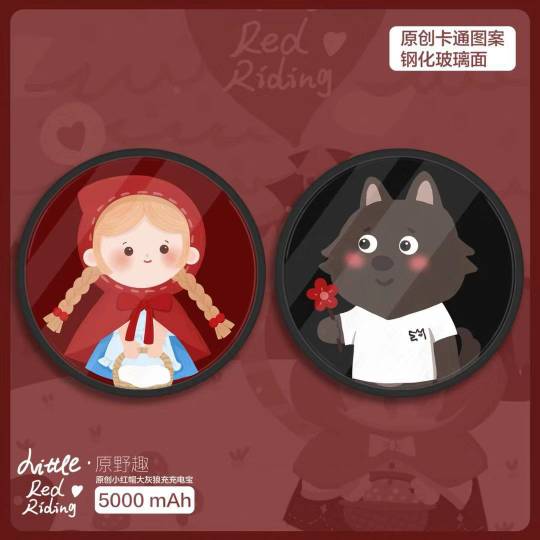 可以把里面的小红帽和大灰狼做成头像吗