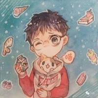 唯美动漫头像水彩画微信头像图片大全