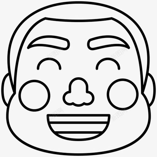 笑脸中文节日标识标志ui图标设计图片免费下载页面网页平面电商创意素材中文图标