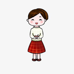 手绘腊八节端着粥碗的女孩人物插画图片素材其他格式下载动漫人物大全