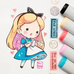 你的马克笔手绘能力如何,这组动漫少女能收获你的膝盖吗