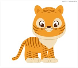 illustrator绘制卡通可爱的小老虎插图设计教程