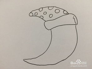 儿童月亮的卡通画法