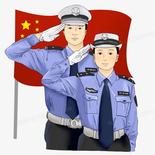 国庆节中国人民警察男警女警敬礼png图片素材下载国庆节png熊猫办公