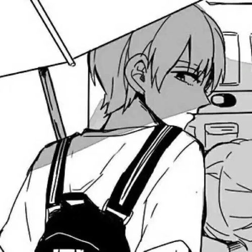 黑白漫画风动漫情头值得保存