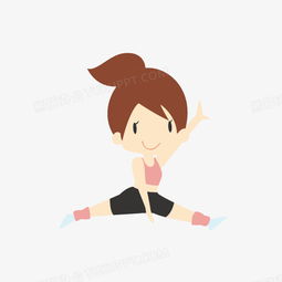 手绘卡通小人运动图标卡通可爱小人png图片素材免费下载png格式熊猫办公