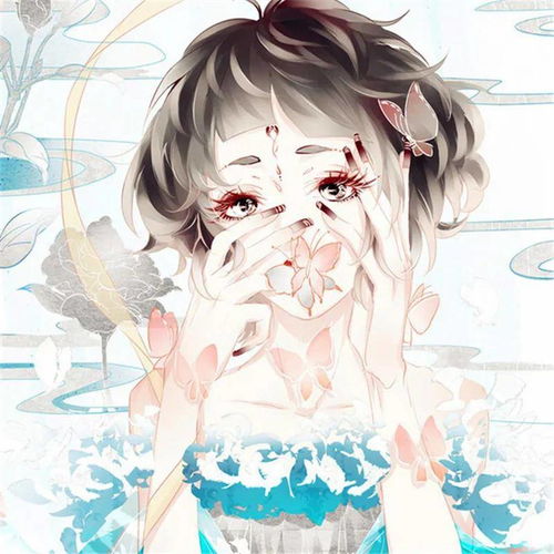 动漫头像卖萌的小女孩,都可爱呀