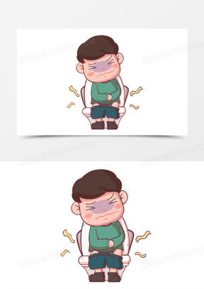 卡通上厕所素材卡通上厕所图片卡通上厕所素材图片下载熊猫办公