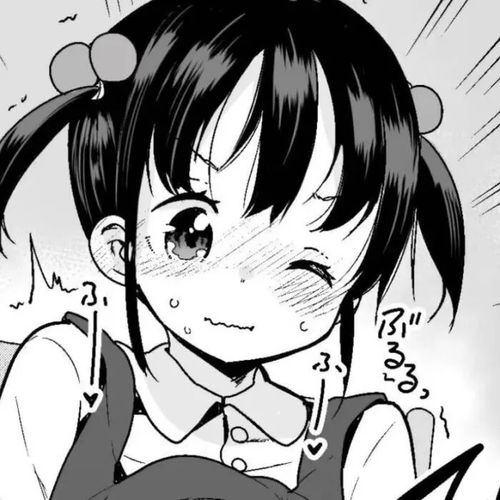 高质量漫画风黑白女漫头