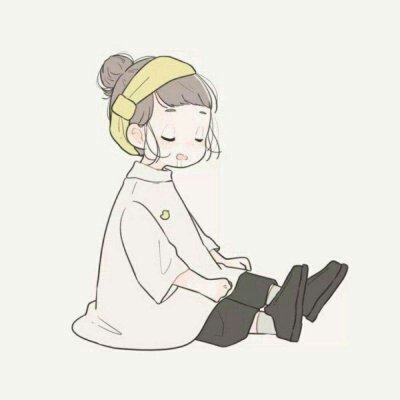 萌系卡通情侣头像一男一女