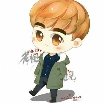 李易峰q版萌图简笔画头像李易峰卡通漫画微信头像