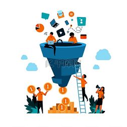 漏斗卡通素材图片漏斗卡通素材图片素材免费下载千库网
