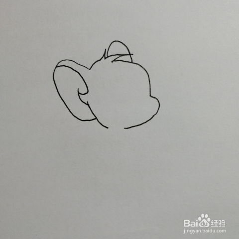 猫和老鼠动画片的小老鼠杰西绘画方法