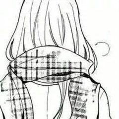 动漫女生黑白背影图有吗
