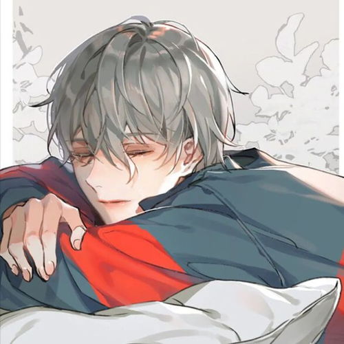 晚霞落后我们才变回自己动漫男头简约插画风
