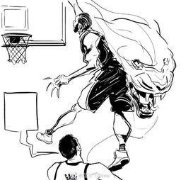 外国漫画师笔下的nba球星