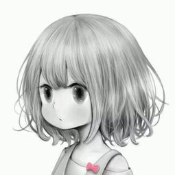 女生头像铅笔画可爱卡通