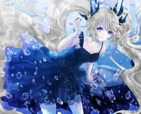 初音画风的动漫女生
