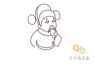 京剧审头刺汤汤勤简笔画图片