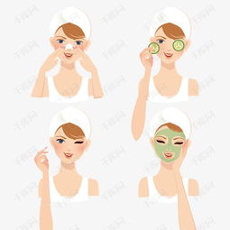 卡通美容美女素材图片免费下载高清装饰图案psd千库网图片编号2885701