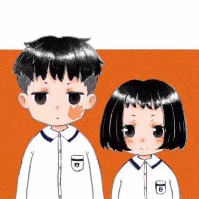 卡通情侣头像我已经很幸福了,因为见到了如此深爱的你