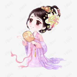 卡通美女图素材图片免费下载高清png千库网图片编号8778247
