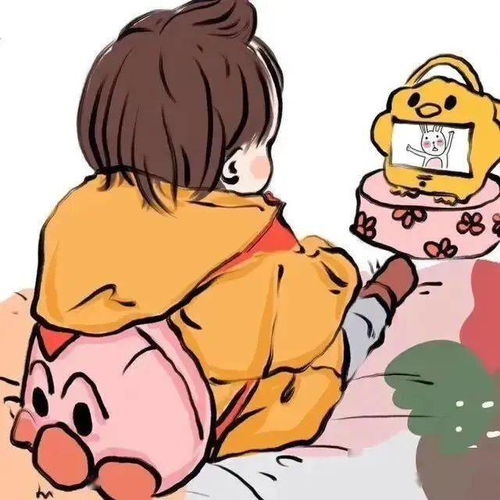个性动漫闺蜜头像