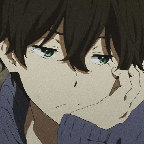 伤感动漫男生头像单曲循环的歌词里都是遗憾