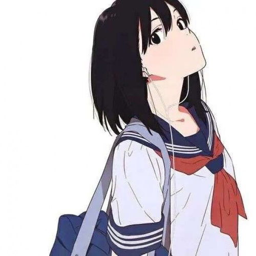 动漫头像神明深爱的少女