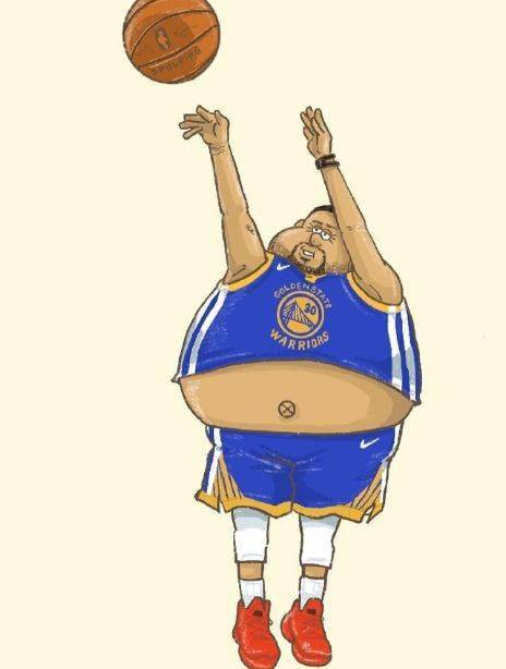 当nba球员都变成400斤的大胖子第一波