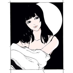 头像女头个性动漫次元手绘长安