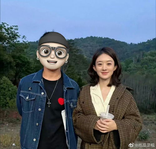 组图赵丽颖和虎狼之路剧组工作人员合照素颜出镜状态满分