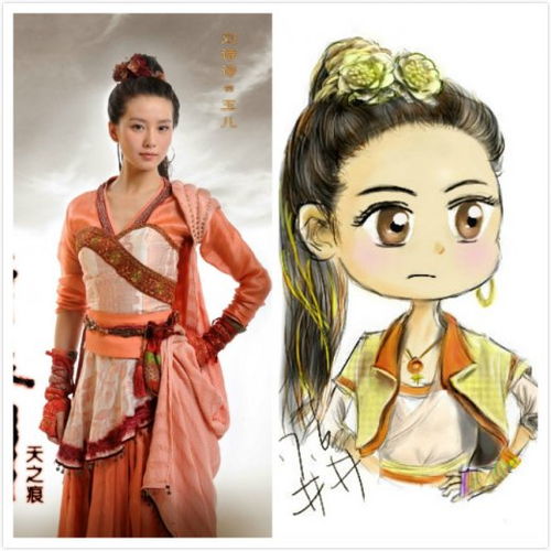 张柏芝抱两儿子q版漫画温情十足盘点明星q版萌照