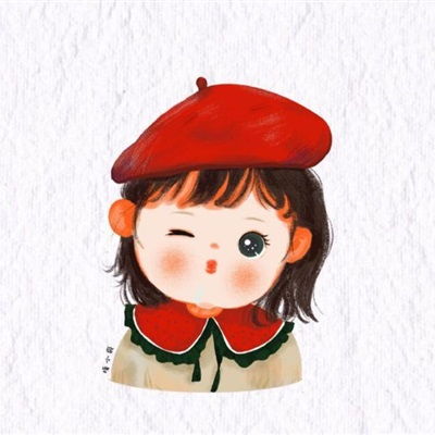 彩绘女孩头像,好看手绘卡通女孩头像唯美图片